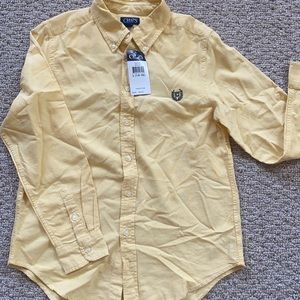 Chaps yellow long sleeve dress shirt